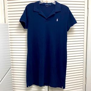 Only worn once. Blue Ralph Lauren polo dress
